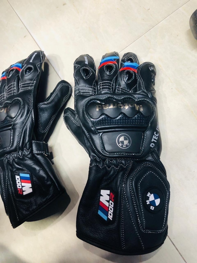 BMW Motorcycle Gloves – Leather, Racing Gear image 4