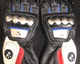 BMW Motorcycle Gloves  Leather Racing Gear Bmw motorrad gloves