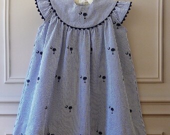 yoke baby frock
