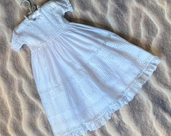 Heirloom Lace Yoke Dress size 4 ready to ship