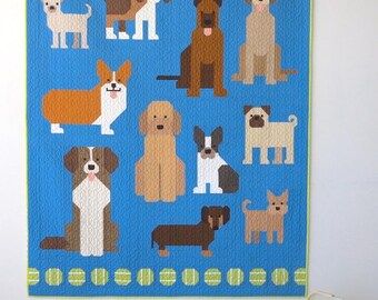 Elizabeth Hartman Dog Park Quilt Kit