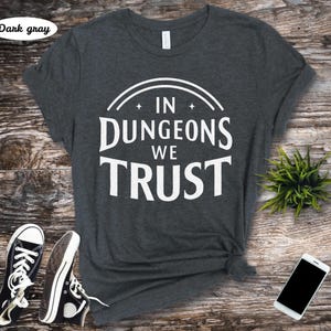Dungeons and Dragons Shirt, Funny D&D Shirt, DnD Gaming T-shirt, Tabletop RPG Gift, Dungeon Master Gift, D20 Dice T-shirt, Role Playing Game