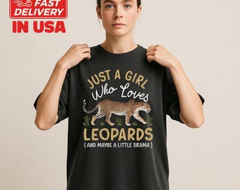 Leopard Comfort Farben T-Shirt: Animal Print Tee