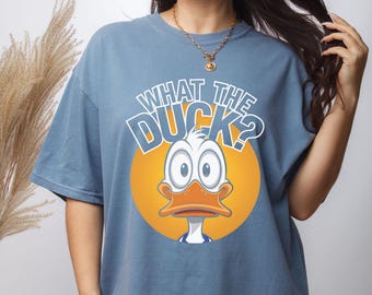 What the Duck Shirt, Funny Quirky Comfort Colors Tee