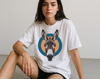 Donkey Lover Graphic Tee, Mule Shirt, Desert Donkey T-shirt, Gift For Animal Lover Shirt