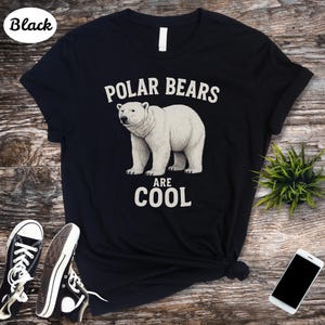 Polar Bear Shirt, Polar Bear Gifts, Arctic Animal Shirt, Ice Bear Shirt, Cute Polar Bear Shirt, Winter Animal Shirt, Polar Bear Tshirt