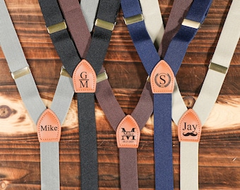 Mens Suspenders Premium Suspenders Perfect Groomsmen Suspenders Personalized Suspenders High-Quality Adult Suspenders Multi Colors Braces