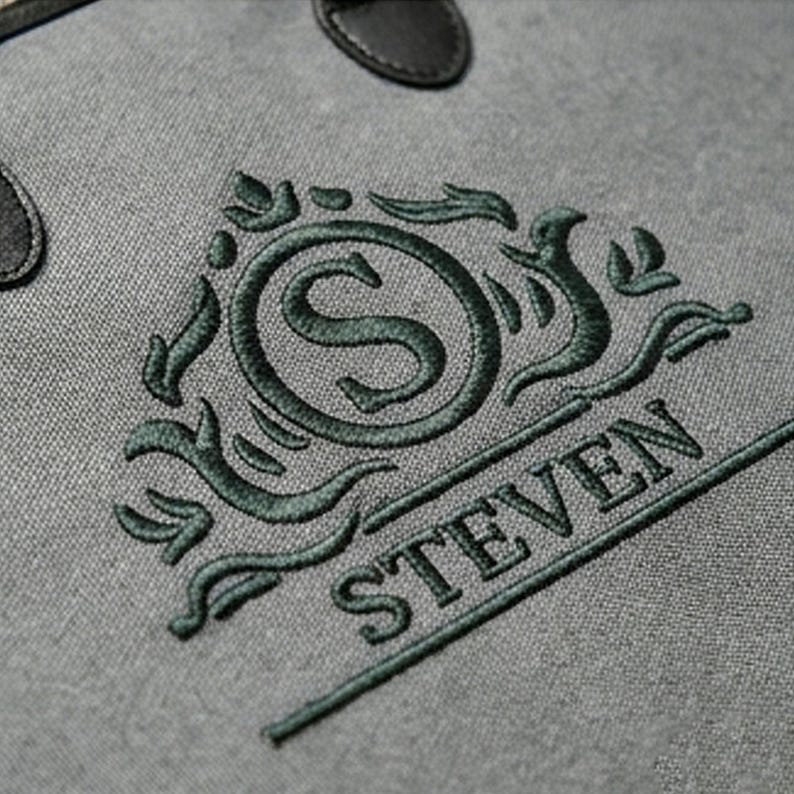Personalized Embroidered Suit Bag | Custom Name Garment Bag | Groomsmen Gift, Best Man Gift, Wedding Gift for Groomsmen, Travel Suit Bag image 2