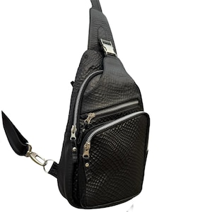 Herrentaschen Damentaschen Crossbody Sling Bags Echtleder Rucksack Schulter Brusttasche Taschen
