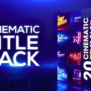 After Effects Cinematic Title Pack: Customizable Video Templates