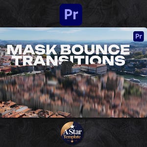 Premiere Pro Prellende Maske Übergänge | Animierte Formen, nahtlose Szenenwechsel