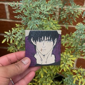 Fushiguro Toji “Cursed Worm” JJk Mini Magnet Canvas