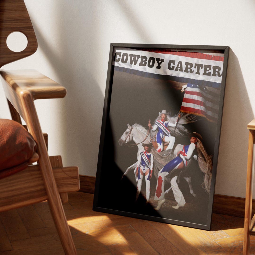 Cowboy Carter Album Poster Pop Culture Poster Home Decor Wall Art ...