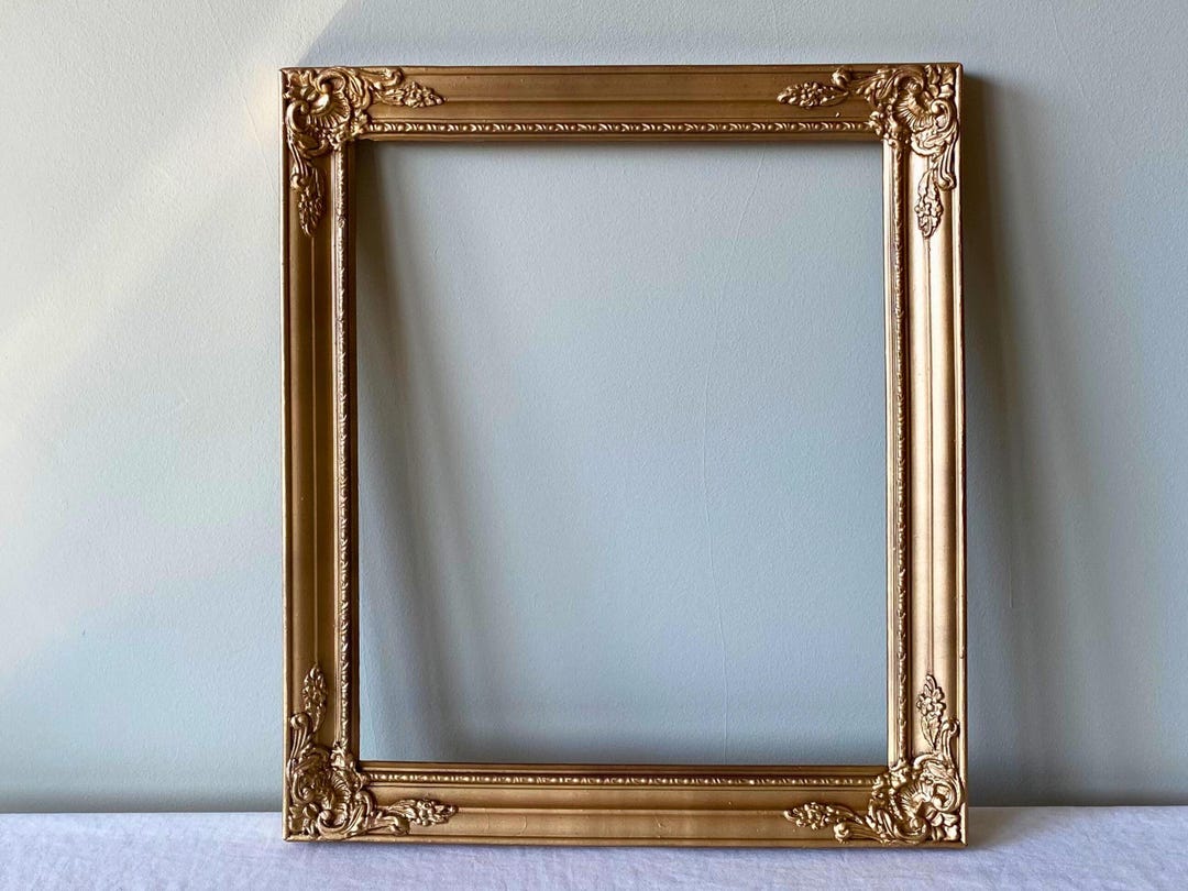 Vintage Rococo Frame Vintage Rococo Style Gold Frame: Ornate Baroque Wall Decor - Etsy