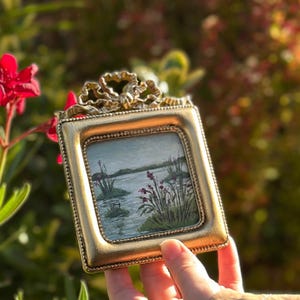 Living in Water – Part 3 , Whispers of Stillness | Mini Square Frame