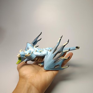 Vorkath OSRS Resin Figure, RuneScape boss and pet, Hand-Painted