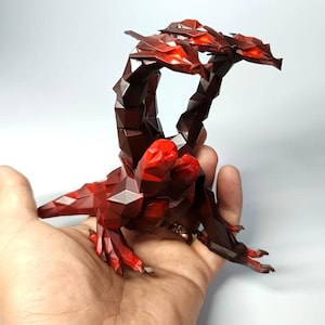 Alchemical Hydra Statue, Hand-Painted OSRS
