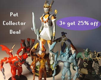 OSRS Boss Pets, Hand painted