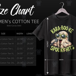 Halloween Karaoke Ghost Shirt, Spooky Hits Singing Tee, Punny Music Lover Apparel image 13