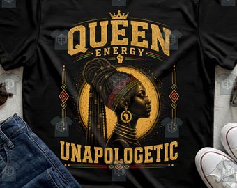 Queen Energy Unapologetic Portrait Graphic Shirt