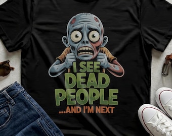 Zombie Dead People Graphic Tee, Horror Movie Fan Shirt, Halloween Undead Apparel
