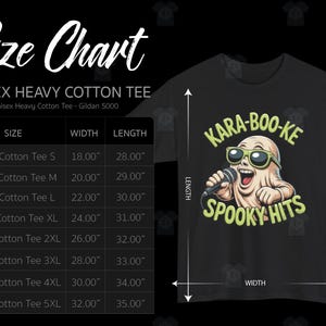 Halloween Karaoke Ghost Shirt, Spooky Hits Singing Tee, Punny Music Lover Apparel image 14