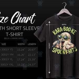 Halloween Karaoke Ghost Shirt, Spooky Hits Singing Tee, Punny Music Lover Apparel image 11