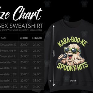 Halloween Karaoke Ghost Shirt, Spooky Hits Singing Tee, Punny Music Lover Apparel image 18