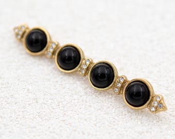 【限定特価】ヴィンテージブローチ　ブラックオニキス　メキシコシルバー eb802fcd0cb64d80ad7c58b7f8a305