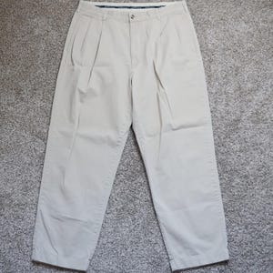 Polo Ralph Lauren Hammond Pants Men's 36x30 Pleated Chinos Khaki