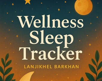 Diario imprimible de seguimiento del sueño: bienestar, sueños y rutina nocturna (descarga en PDF)