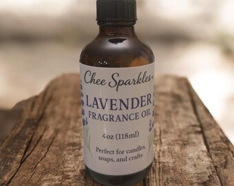 Aceite aromático de lavanda para bricolaje - 4 oz