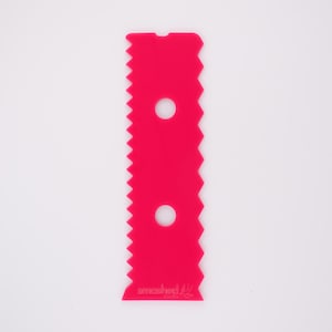 Large Throwing Rib 2 – Hot Pink Throwing Rib – Pottery Profile Tool – Extra Tall
