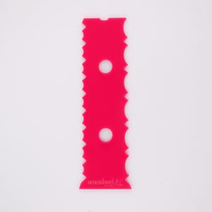 Large Throwing Rib 4 – Hot Pink Throwing Rib – Pottery Profile Tool – Extra Tall