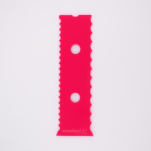 Large Throwing Rib 1 – Hot Pink Throwing Rib – Pottery Profile Tool – Extra Tall