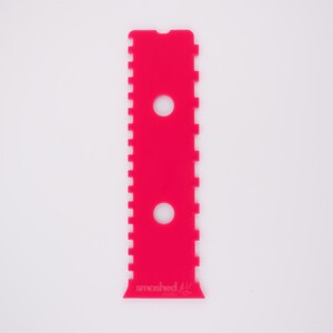 Large Throwing Rib 5 – Hot Pink Throwing Rib – Pottery Profile Tool – Extra Tall