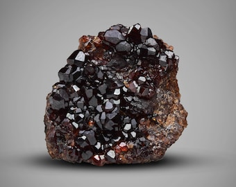 Esemplare di granato spessartite, minerale Khogyani Afghanistan, 45 carati