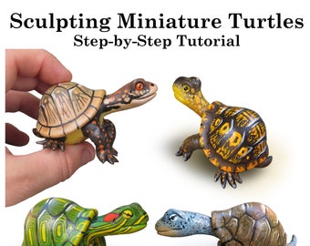 Digital Tutorial: Sculpting Miniature Turtles