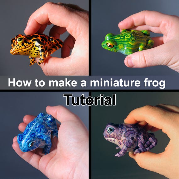 TUTORIAL: How to make your own Miniature Gourd Frog!