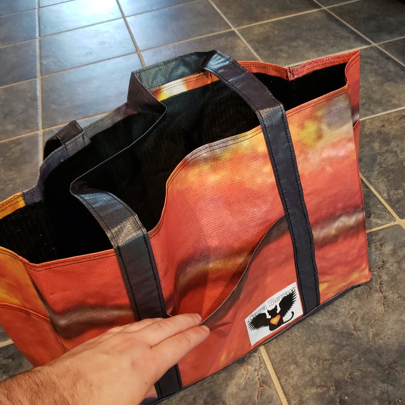 Large Billboard Tote Bag Professionally Made From Recycled Etsy