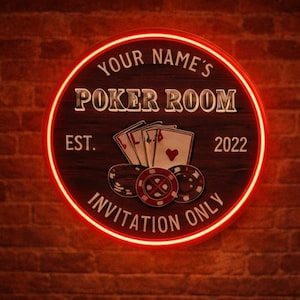 Neon Casino Sign - Etsy
