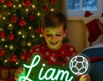 Custom Kids Name Neon Sign, LED Wall Decor,Christmas gifts For Boys