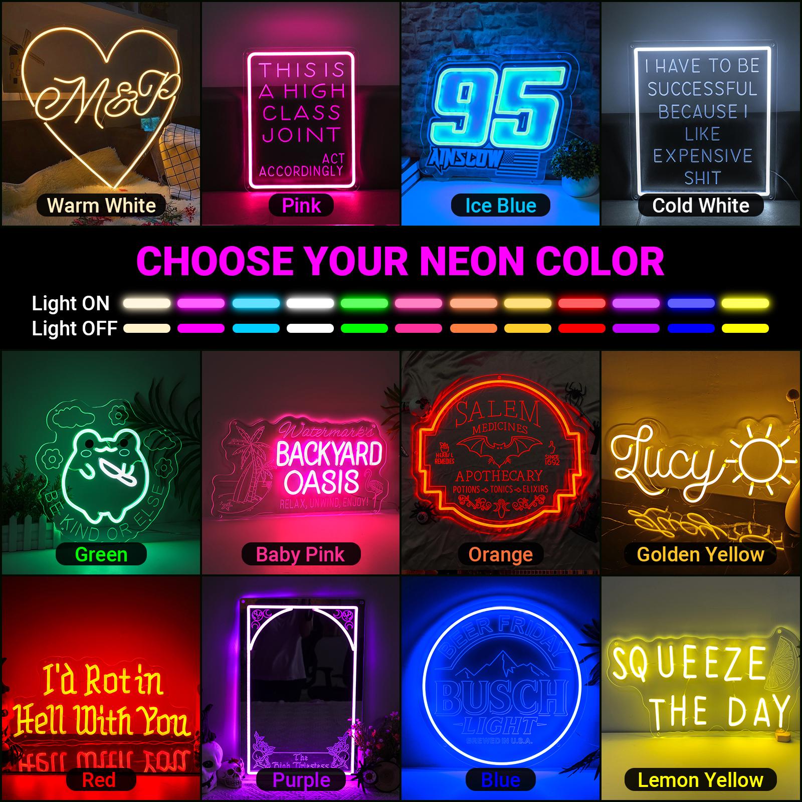 thumbnail image 2 of Custom Personalized 'Cold Beer' LED Sign - Lighted For Home Bar, Man Cave - Non-Neon 2 of 3