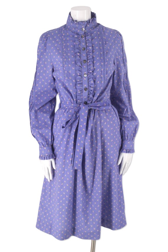 70s LAURA ASHLEY Wales prairie dress sz M, cottag… - image 2