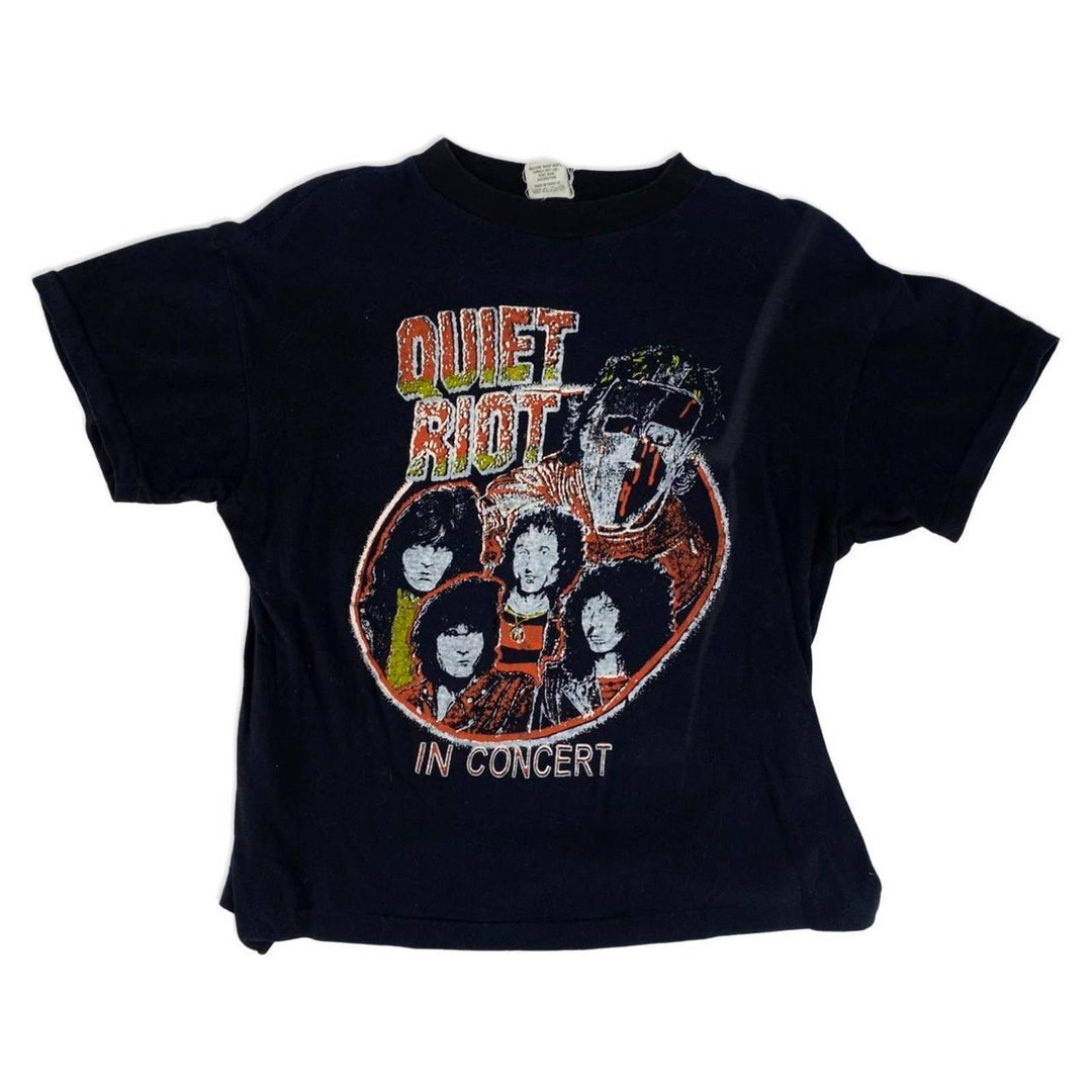 80s Quiet Riot Concert Tee, Vintage Metal Health Tour Tee
