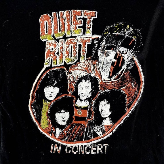 80s Quiet Riot concert tee, vintage Metal Health … - image 4