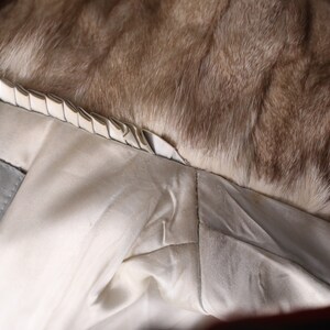 80s SAGA FOX vintage fur coat M / vintage 1970s 80s hip length textured blue fox fur coat M-L image 8