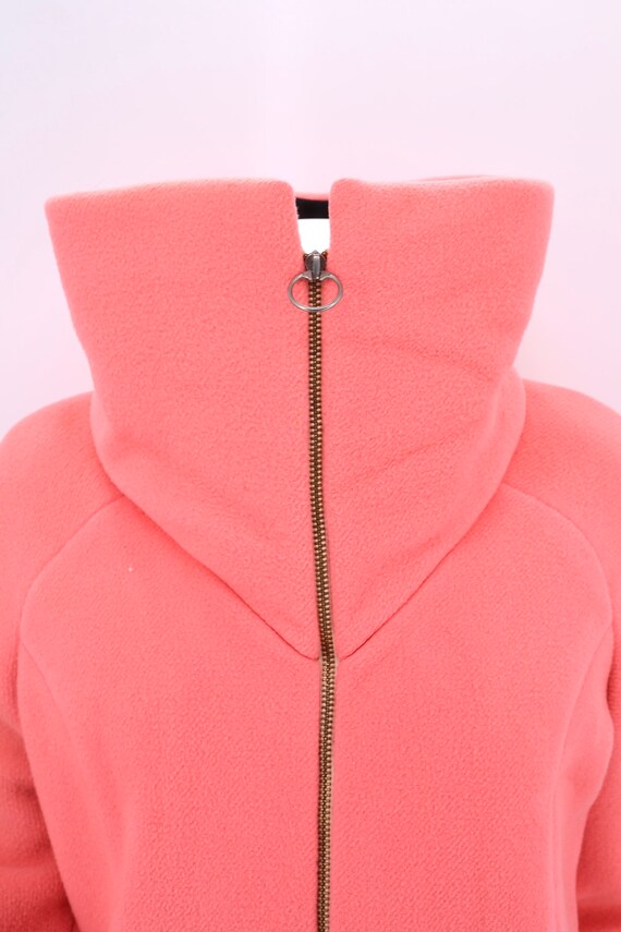 60s hot pink wool MOD jacket / vintage 1967 Museu… - image 5