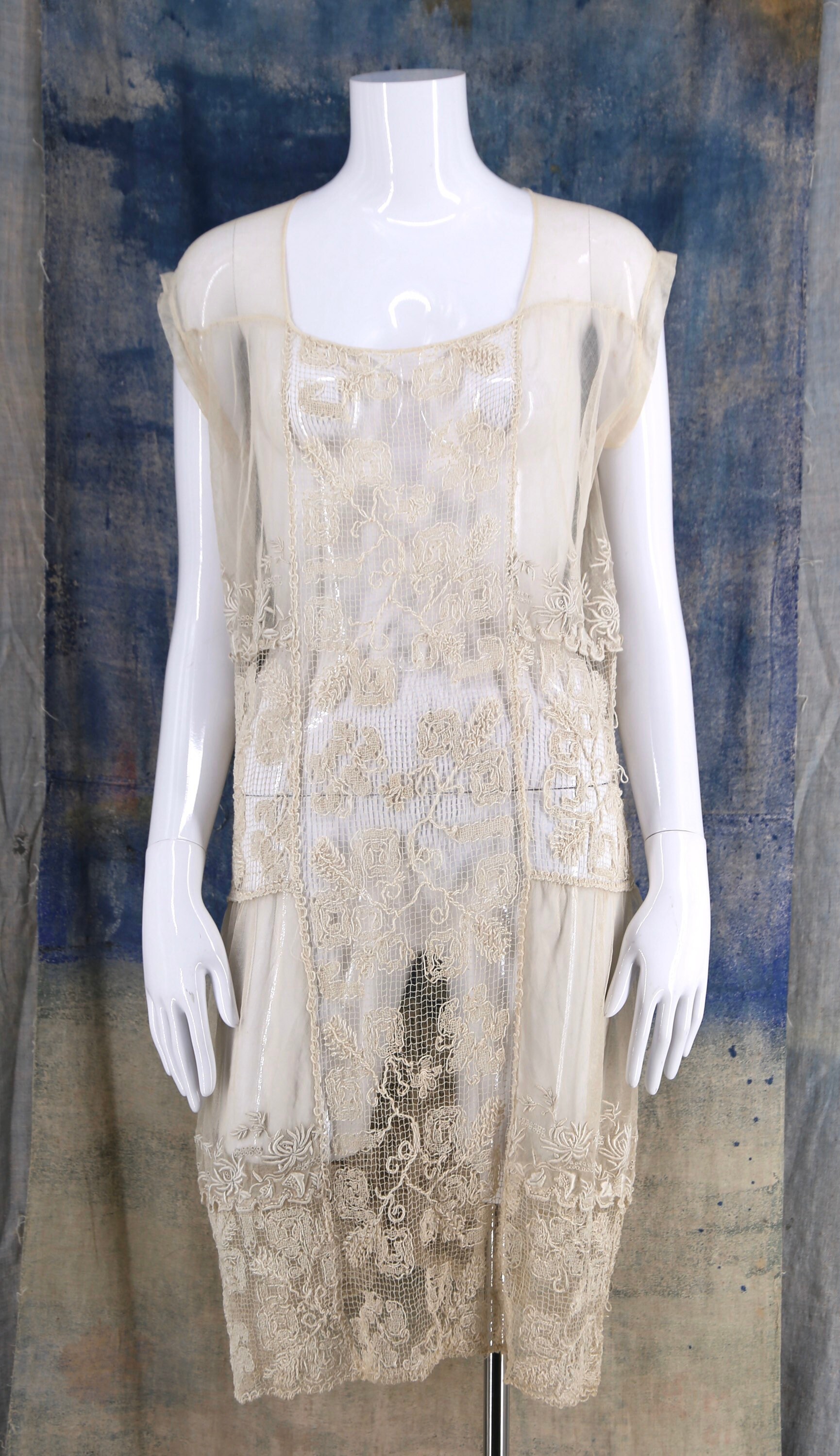 white 20s dress