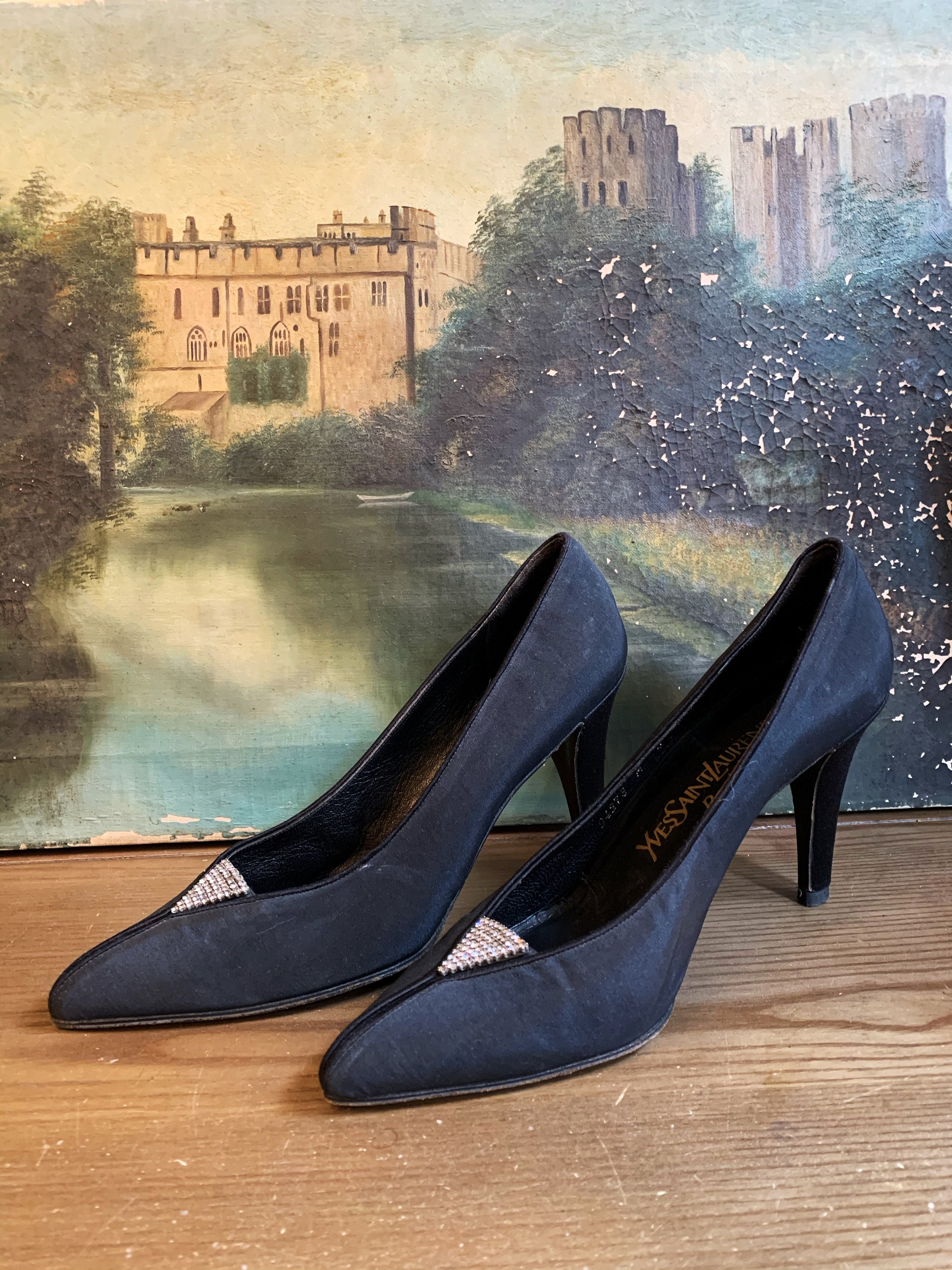 vintage ysl pumps